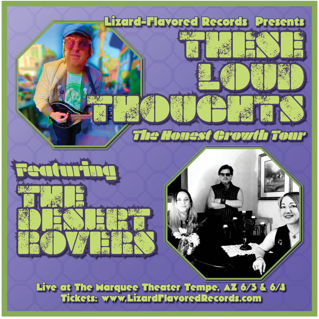 These Loud Thoughts Honest Growth Tour Show Flyer