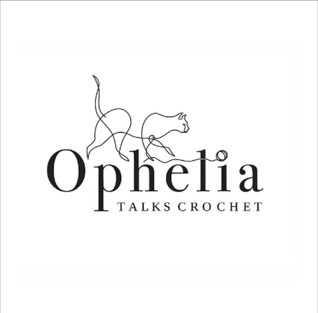 Thumbnail Image. Ophelia Talks logo. a line drawing of a cat that is chasing a ball of yarn.